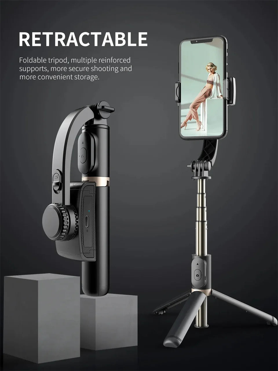 ClipWorks Smartphone Gimbal Stabilizer | Smooth Professional Video for Creators